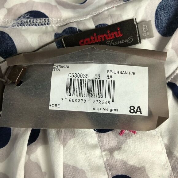 NEW ✨ Catimini Designed In France Printed Dress 8 - Picture 4 of 8